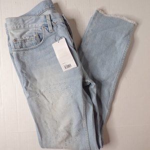 New Men's Zadig & Voltaire David Destroy Blue Crop - MSRP $218